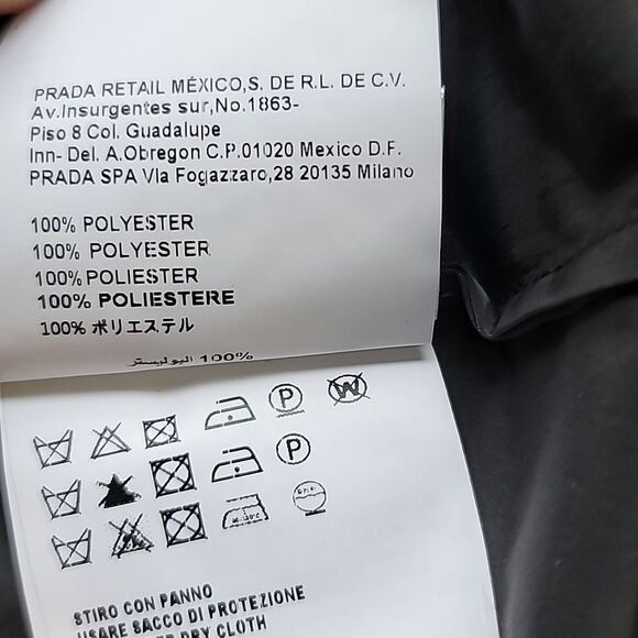 Miu Miu Technical Fabric Black  Sleeveless Vest/Dress with Gold Zipper Detail. - Picture 14 of 16